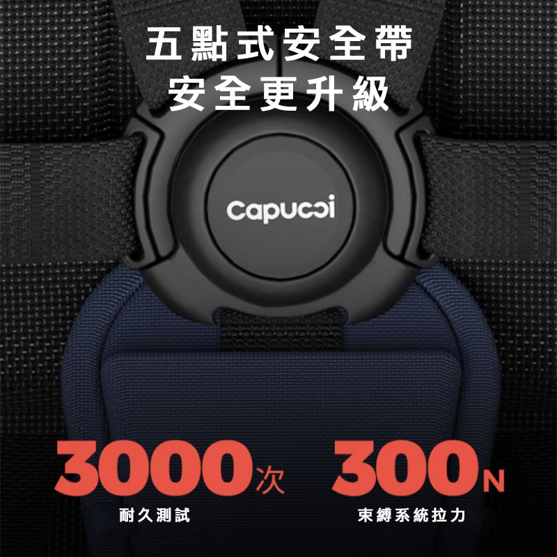 美國卡普奇Capucci - Lite雙向秒收輕便推車-水晶藍-(贈雨罩＋杯架)