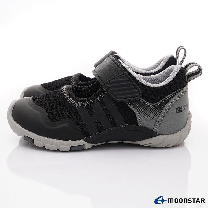 Moonstar日本月星 - HI系列休閒機能童鞋-MSC23366黑(中小童段)-機能運動鞋-黑
