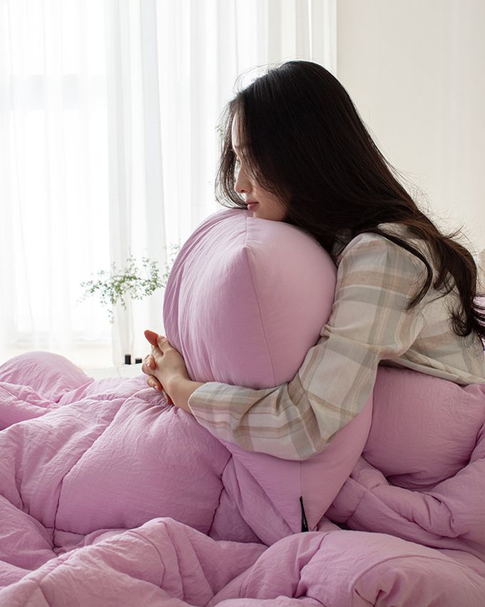 韓國 Maatila - 雲朵軟綿綿親膚棉被-冷粉