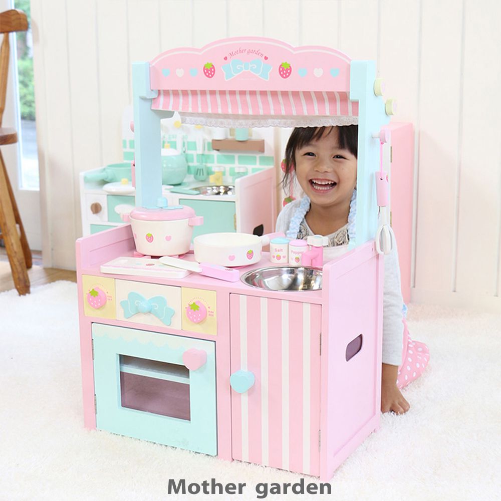 日本 No.1 夢幻家家酒【Mother Garden】木製廚台