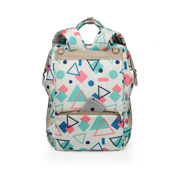 Heine 海恩 - WIN-202 時尚多功能多口袋 媽媽包 後背包 育兒包 待產包-夏日風情