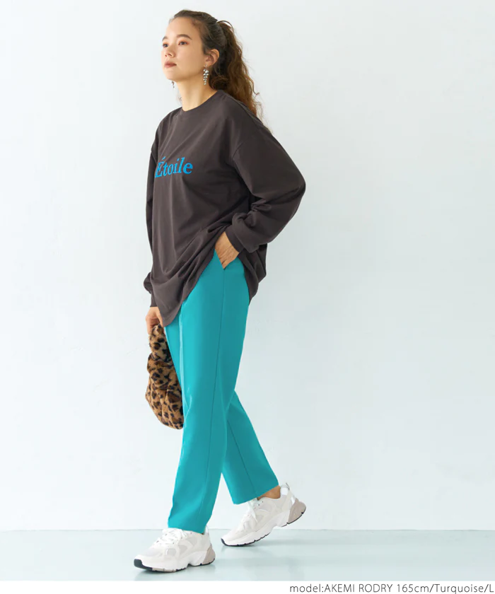 日本 COCA - 修身美型打褶西裝褲-芥黃