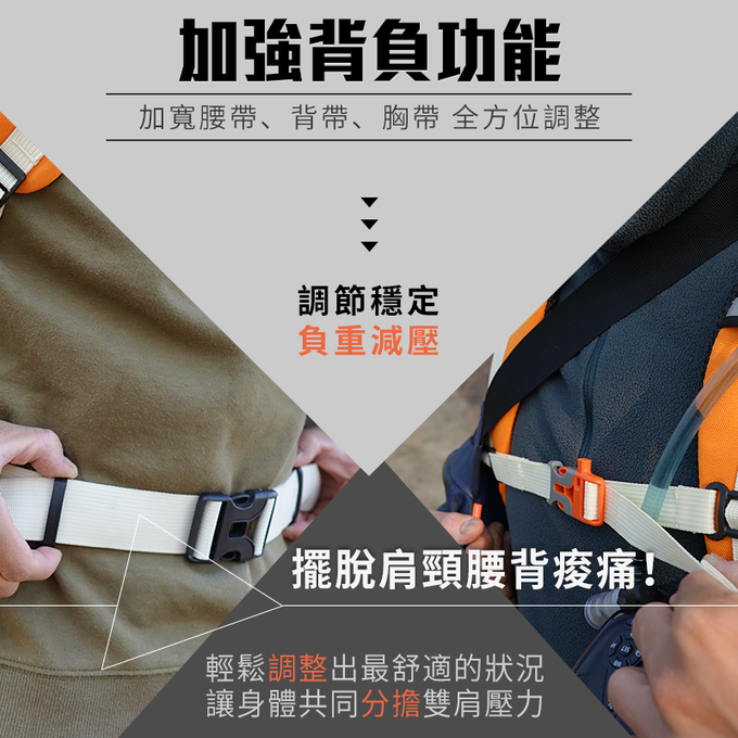 SHANER - 28L萬用機能山人包 (灰色)