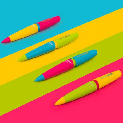 MILAN - CAPSULE撞色積木自動鉛筆_0.7mm(4入組)