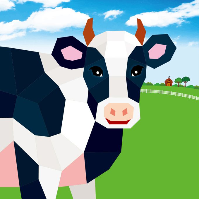 立體拼貼遊戲-農場動物