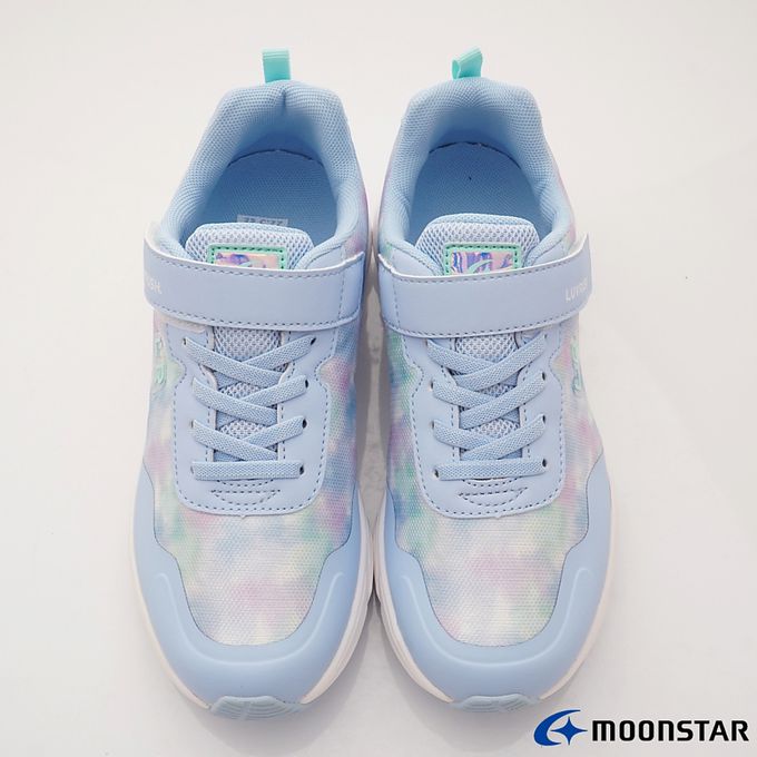 Moonstar日本月星 - LV渲彩2E運動鞋LV11419藍-中大童段-運動鞋-藍