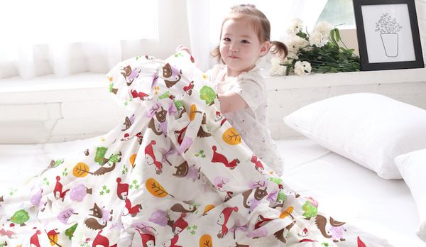 嬰幼兒必備 ♥ 韓國 Babyan 100% 純棉紗布巾、包巾、口水巾