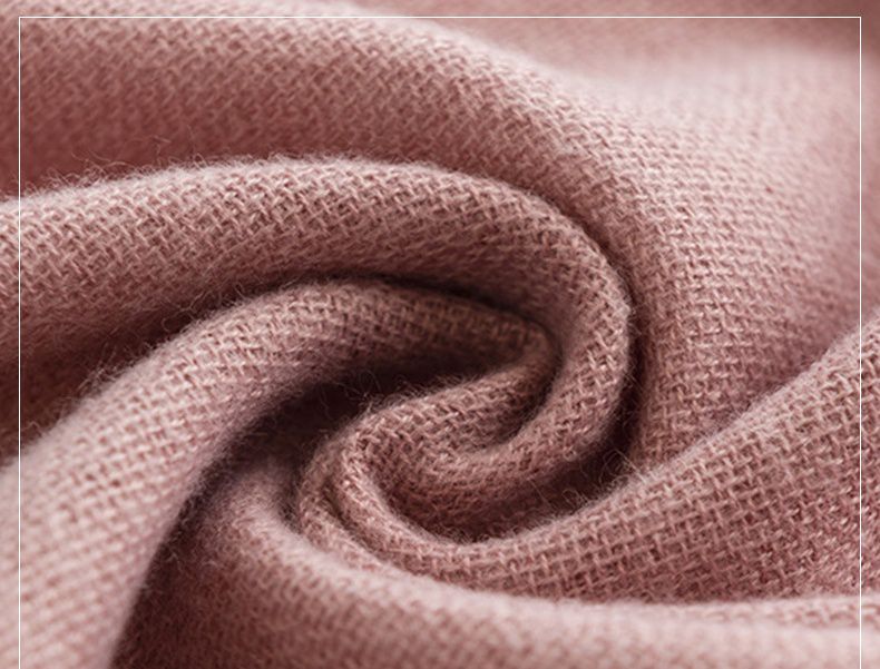 漸層優雅仿羊絨保暖圍巾-莫蘭迪綠 (200x65cm)