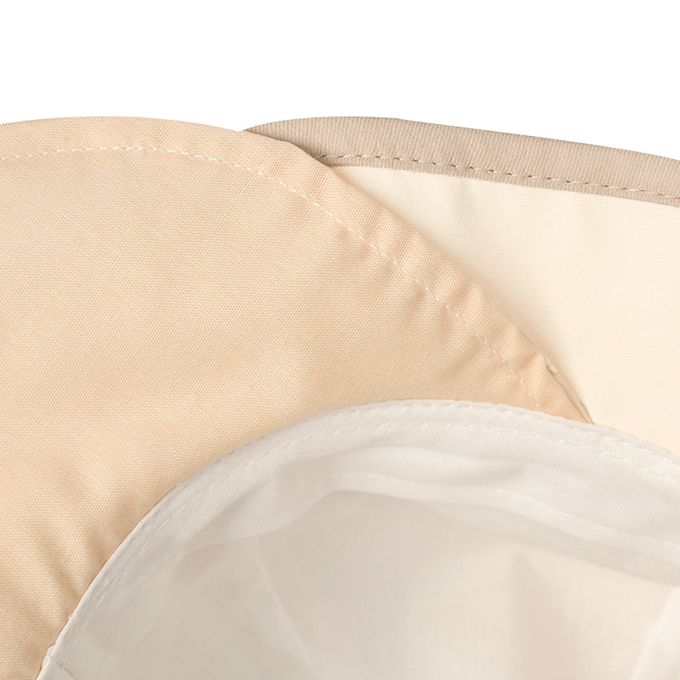 akachan honpo - 耳朵造型帽-附防曬遮陽布-象牙白色