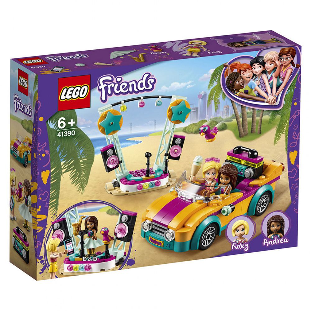 樂高 LEGO - 樂高 Friends 姊妹淘系列 -  安德里亞的汽車和舞台 41390-240pcs