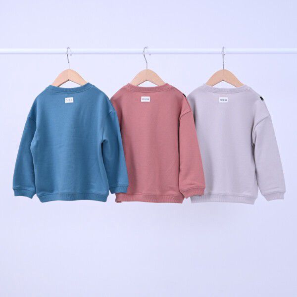 日本 Baby Room - 裏毛小妖精口袋長袖上衣-豆沙紅