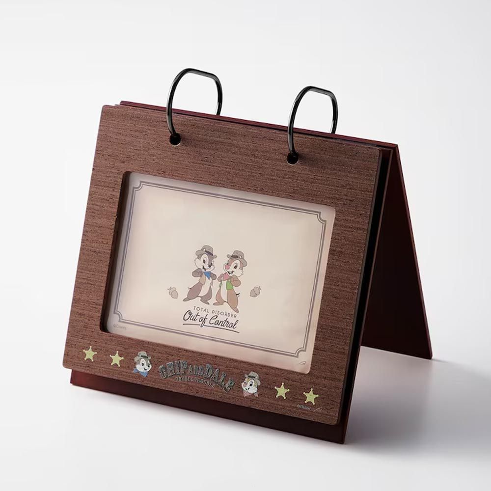 日本千趣會 - 聯名款 木紋相框型的明信片相本(50枚)-卡通人物奇奇蒂蒂