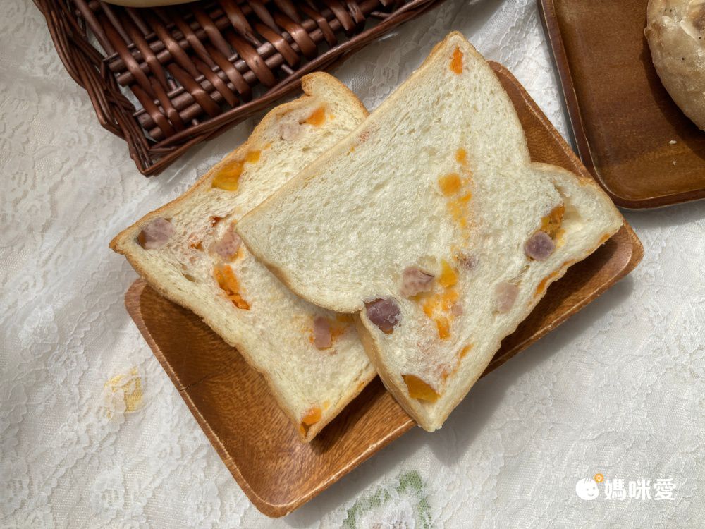 唐緹 TARTINE - 冷凍益生菌麵包兩組-伯爵紅茶核桃兩入、旺來乳酪兩入、香濃起司兩入、黃金紫芋吐司六片-總淨重約1550g