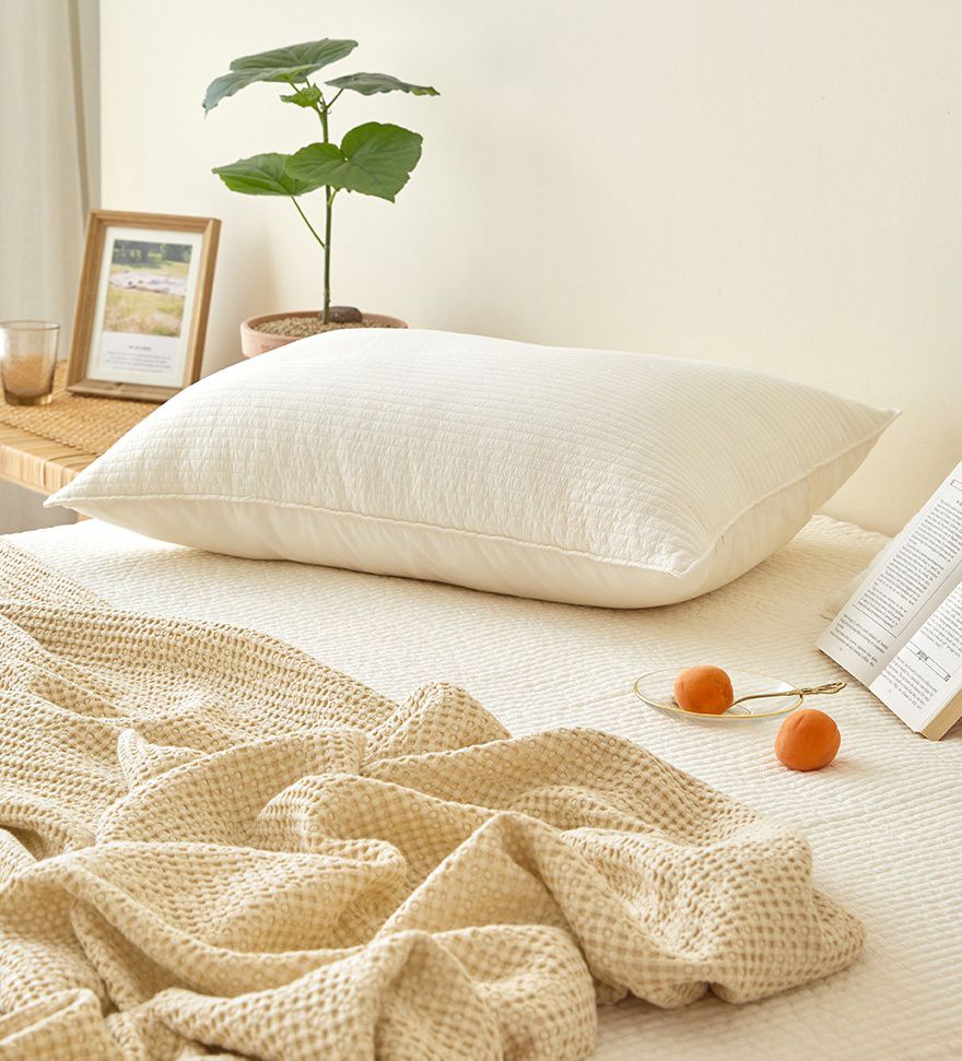 韓國 Maatila - 天絲莫代爾鬆餅被毯-奶油