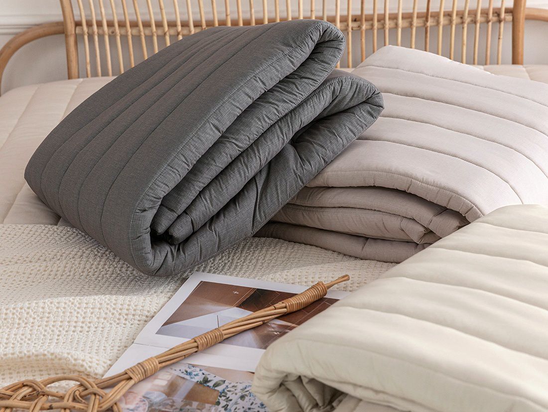 韓國 Maatila - 可水洗M2全方位抗菌防蟎保潔墊/睡墊-燕麥白