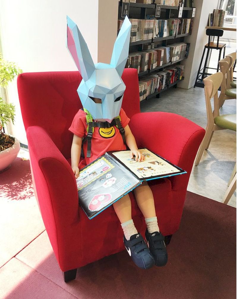 動物立體大面具：我變成了兔子！