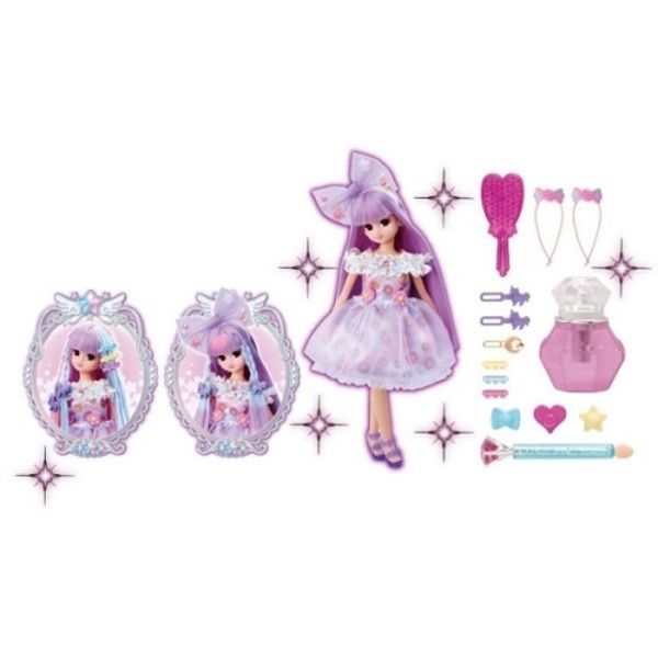 Takara Tomy - Licca莉卡娃娃-莉卡夢幻粉彩變髮禮盒組