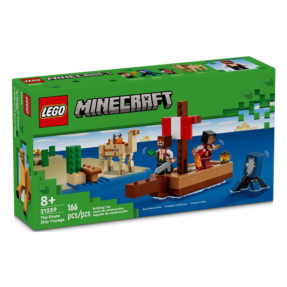 LT21259 Minecraft創世神系列2024 - The Pirate Ship Voyage