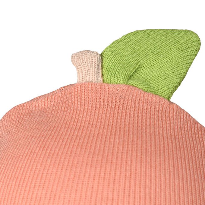 akachan honpo - 新生兒可戴針織帽-水果-紅色 (32~36cm)