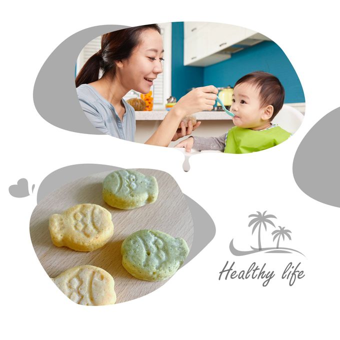 童心好食館 - 健康魚豆腐(10M+)-紅蘿蔔魚*3入+花椰菜*3入