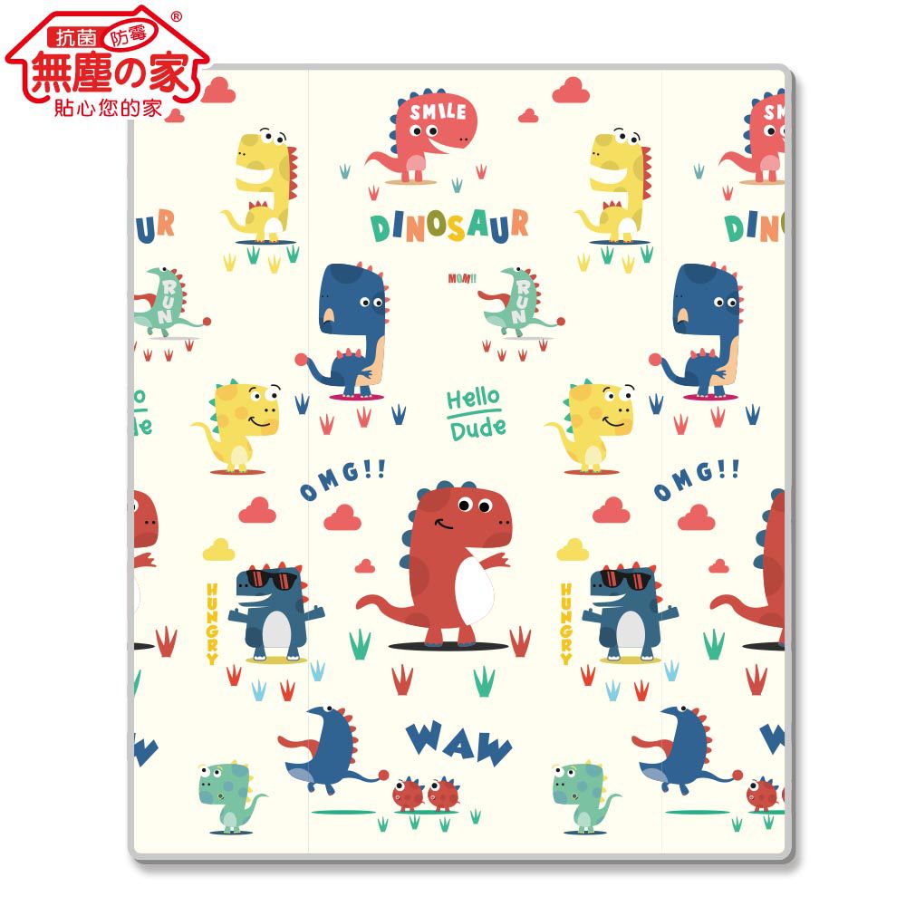 無塵的家 - 捲式地墊-囧熊森林 (180*150*1.5cm)