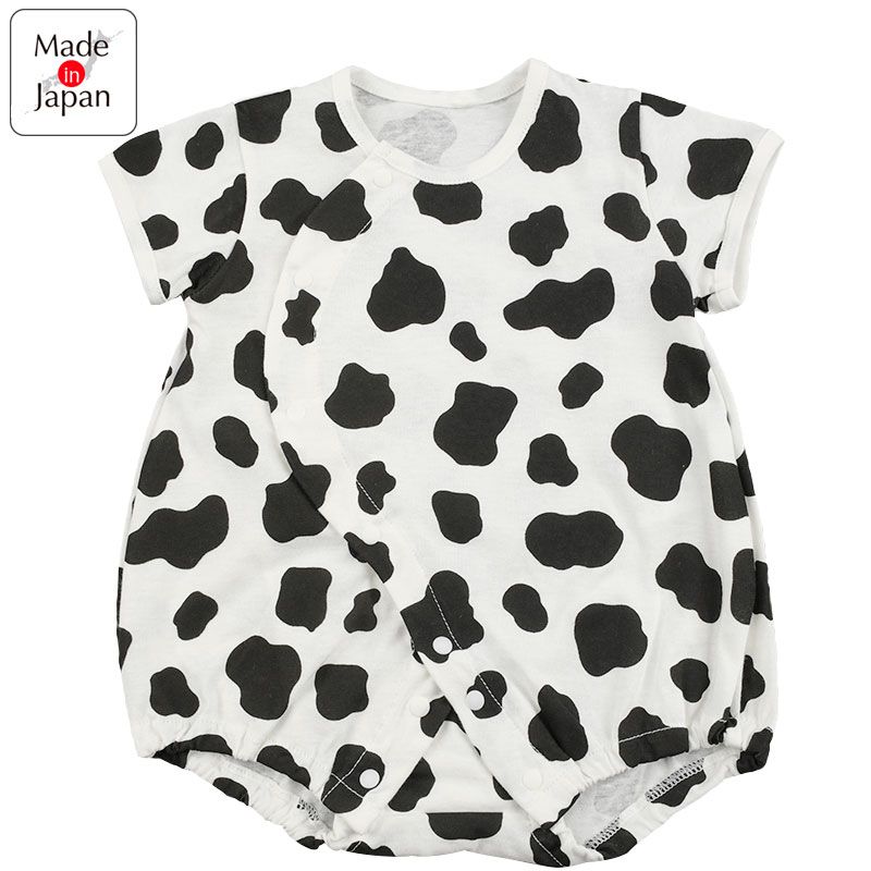 akachan honpo - 包屁衣-乳牛紋-米白色