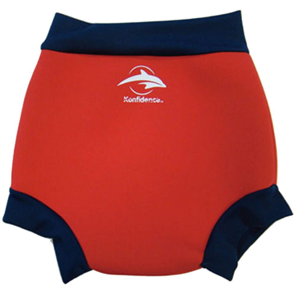 英國康飛登 - KF NEO Nappy 嬰兒游泳尿布褲(加強防漏層)-紅/海軍藍