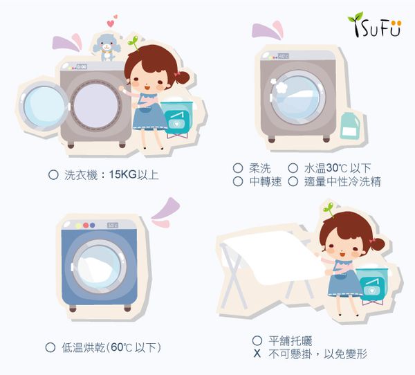 【 舒福家居 iSuFu 】水洗冬被 ☁︎ 防螨抗菌杜絕過敏！