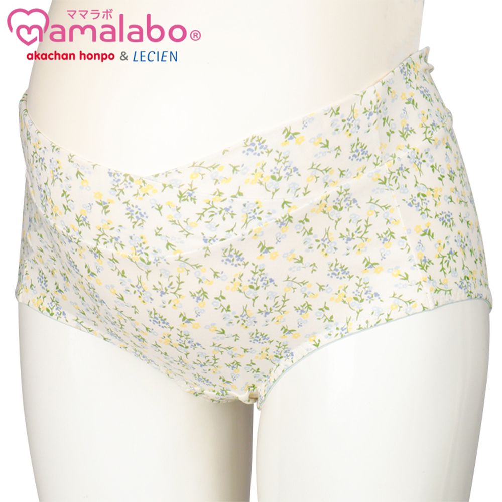 內褲-產後也可穿 小花-綠色