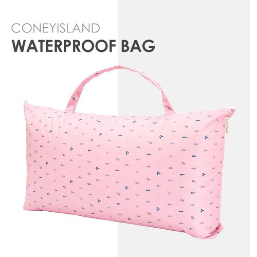 韓國 Coney Island - (加購價)加大版防水睡袋收納袋-粉紅森林 (81.5*42.5*11cm)