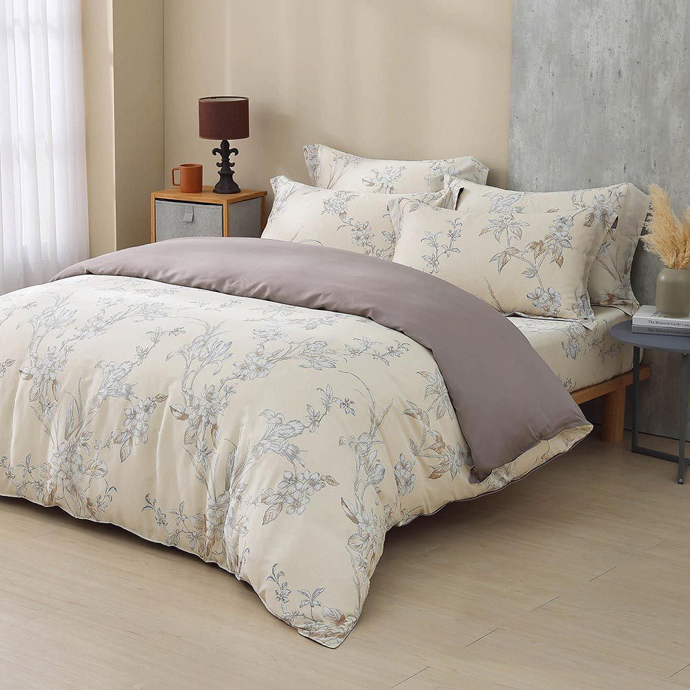 雙人薄被套 300織100%天絲 萊賽爾-朱蒂思