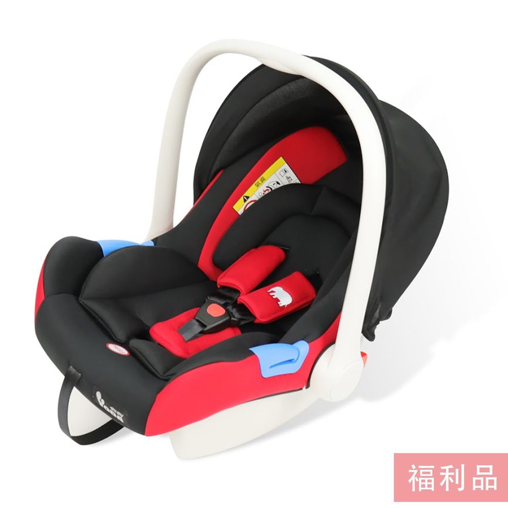 YODA - 【福利品】嬰兒提籃式汽座/安全座椅-魅力紅-0-12M(新生兒~13KG)
