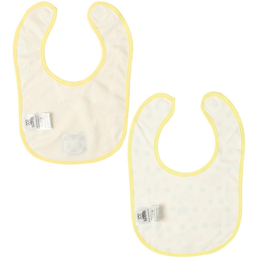 圍兜2件組-巧虎-奶油色 (50~60cm)