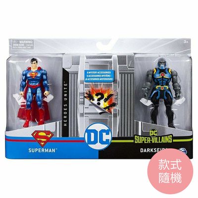 DC 漫畫 - 4吋對抗雙人組合包 (隨機出貨)