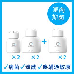 日本 Cleverin 加護靈 - 【六入超值組】置放型 經典瓶*2+胖胖瓶*2+胖胖瓶*2(效期至2025/11/30)-60g*2+150g*4