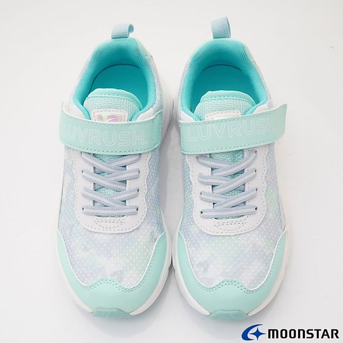 Moonstar日本月星 - 月星 Light foam系列運動機能童鞋款-LV11297綠(中大童段)-機能運動鞋-綠
