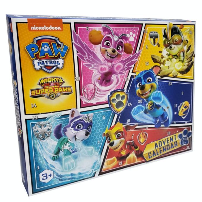 汪汪隊立大功 - 【超值兩入組】聖誕倒數降臨曆-動漫版-面具款*2-贈聖誕系列紋身貼紙*2張