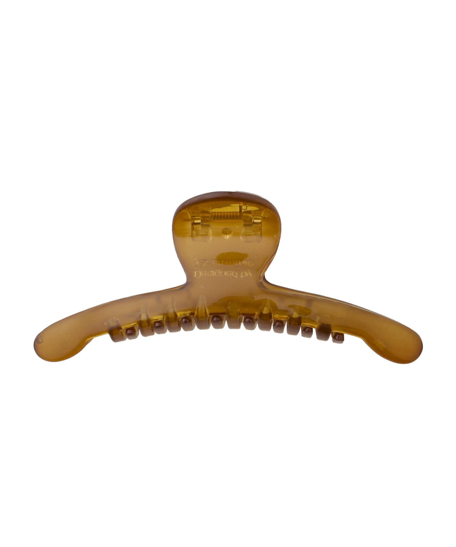 日本 Lattice - 透明感壓克力抓夾/鯊魚夾-肉桂棕