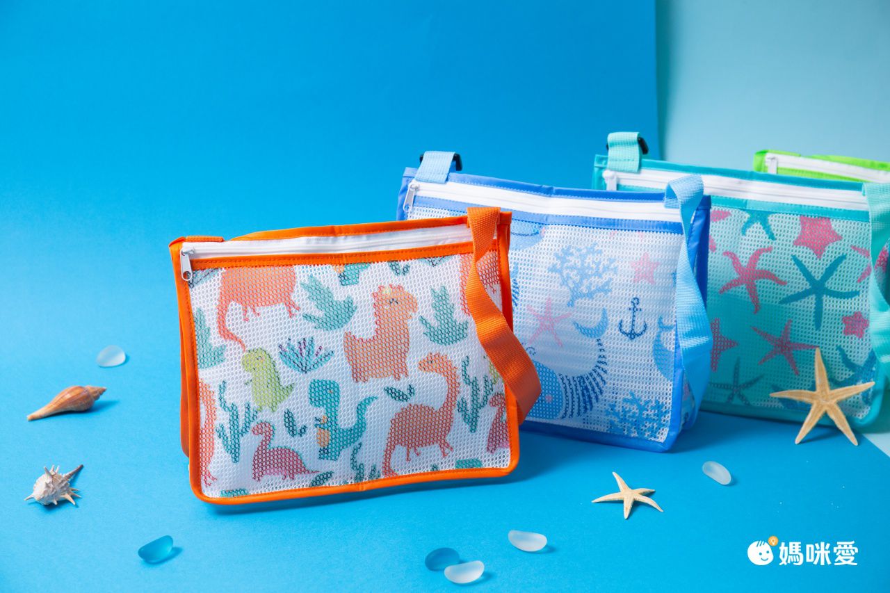 印花立體兒童斜背玩沙包-鱷魚-綠色 (25x20x10cm)