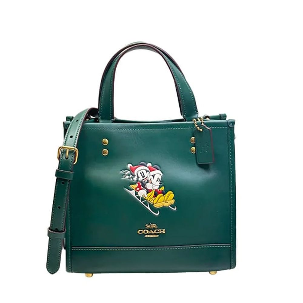 迪士尼聯名款皮革兩用托特包 (綠)