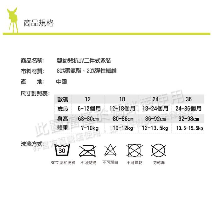 德國 Lassig - 嬰幼兒抗UV二件式泳裝-小點點