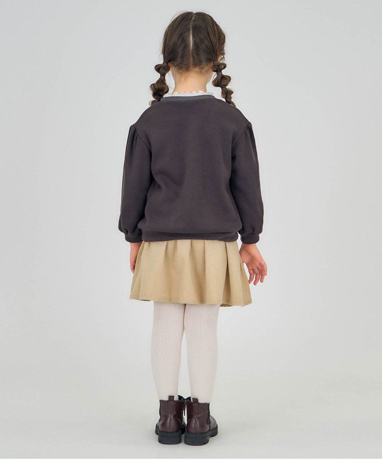 日本 apres les cours - 燈芯絨甜美冬季褲裙-紅格紋