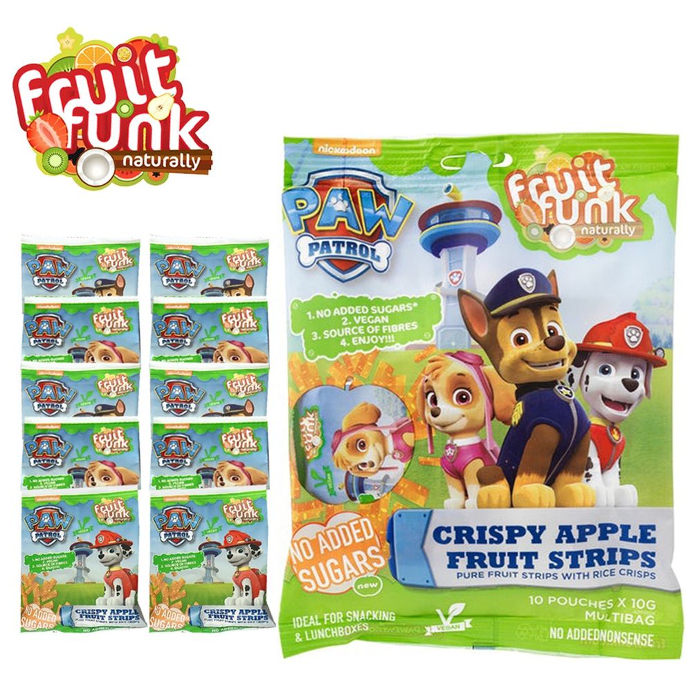 FRUIT FUNK - Fruit Sticks汪汪隊-蘋果水果條-(10小條/包)-100g/包