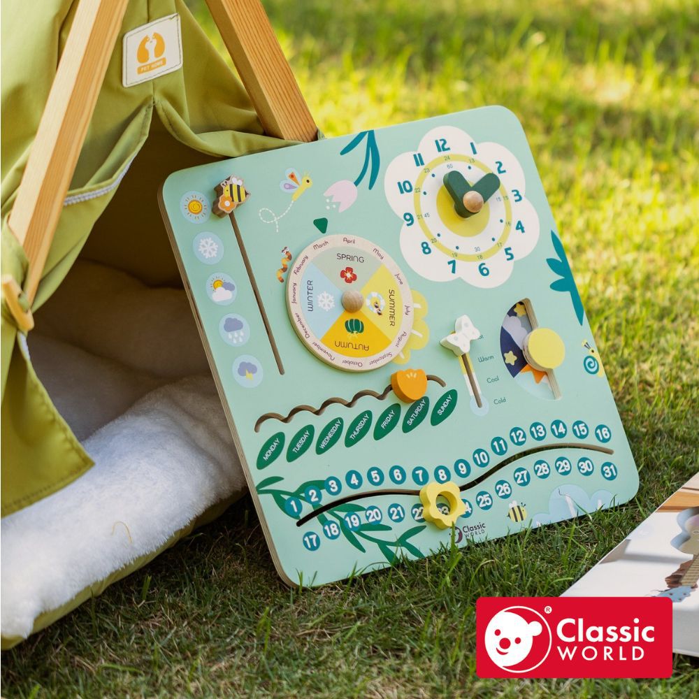 可愛森林時間英文學習板《20255》