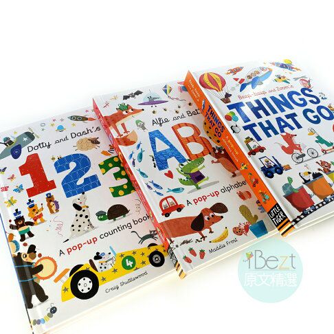 Little Tiger - Little Learner's Pop-Up Collection(3 Books)寶寶立體繪本書