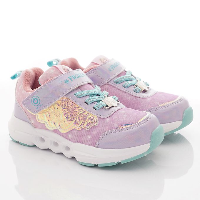 冰雪奇緣電燈鞋(中小童段)-運動鞋-紫