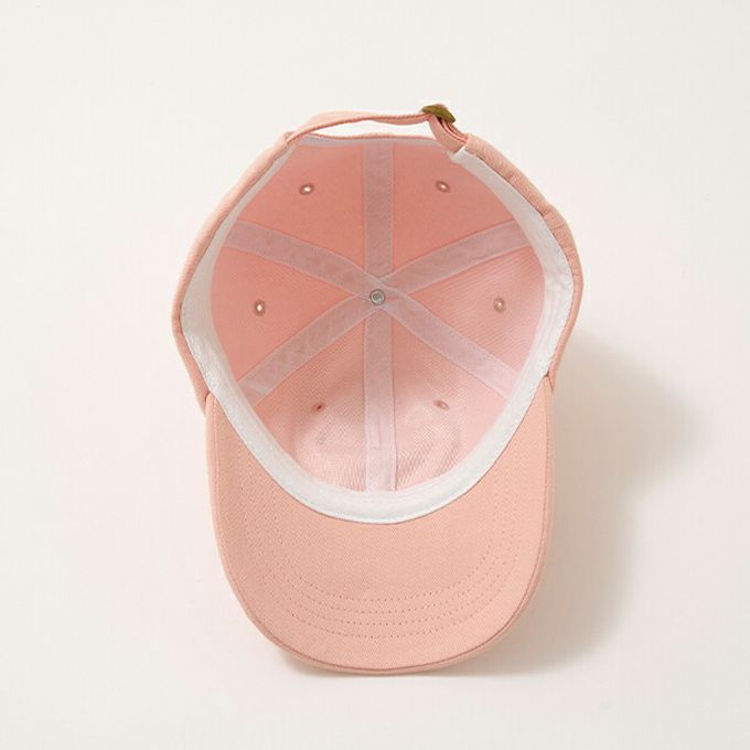 日本 Lycee mine - 甜美珍珠蝴蝶結棒球帽-粉 (54cm)