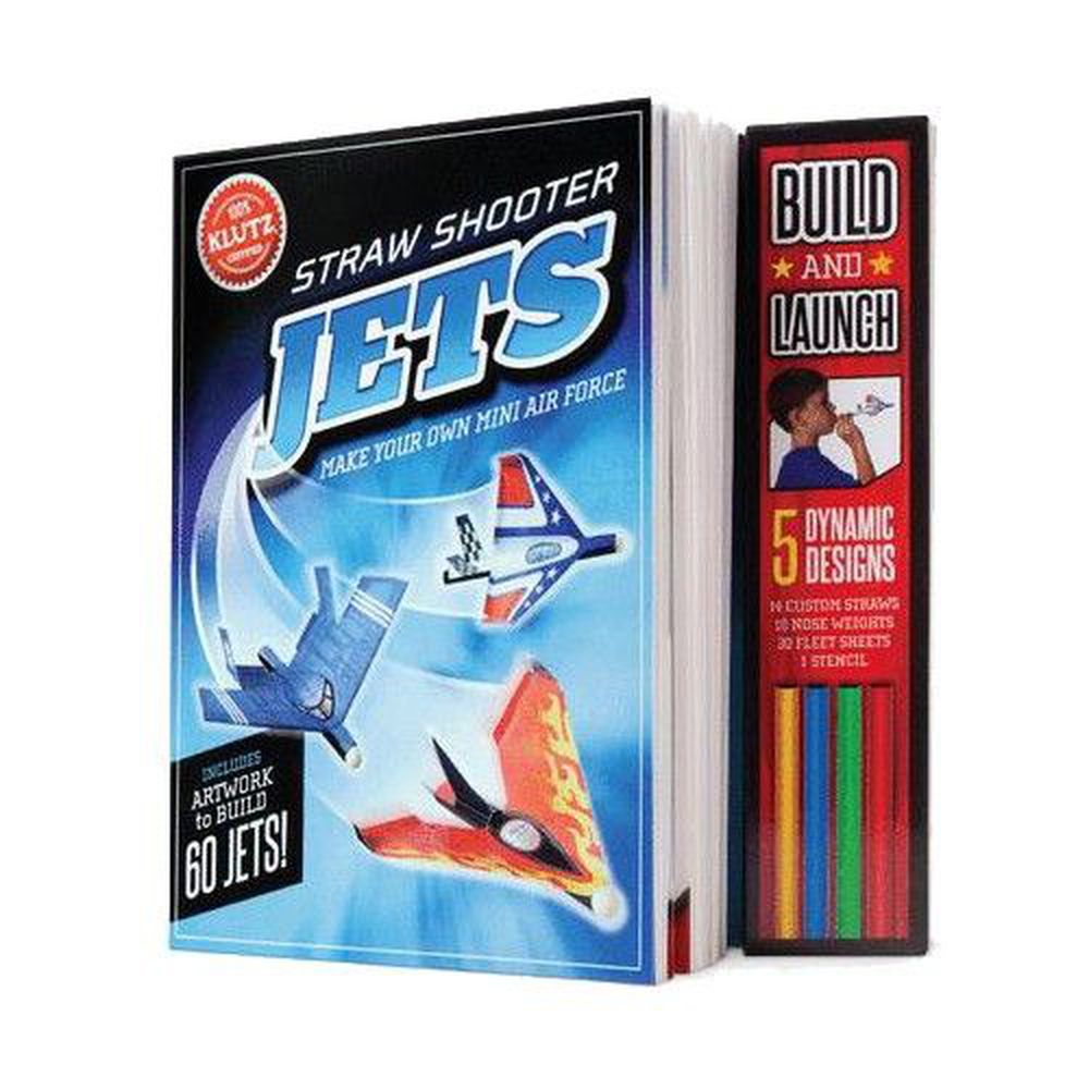 美國KLUTZ創意遊戲書 - Straw Shooter Jets 我的噴射機