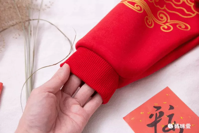 加絨喜氣洋洋連身裙-平安結