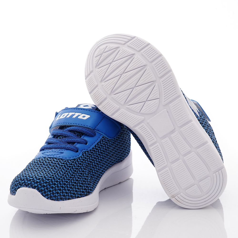 LOTTO樂得 - 潮流輕量慢跑鞋款0056系列(大童段)-丈青